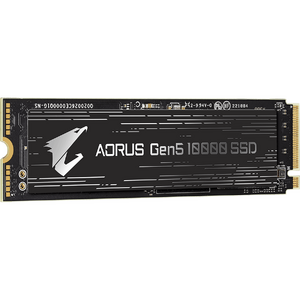 SSD GIGABYTE AORUS Gen5 10000, 2 TB, M.2, PCIe 5.0, radiator inclus, Negru
