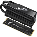 AORUS Gen5 10000, 2 TB, M.2, PCIe 5.0, radiator inclus, Negru