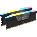 Vengeance RGB 64GB (2x32GB), DDR5, 6000MHz, CL40, 2x32GB, 1.35V AMD EXPO, Negru