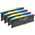 Corsair Vengeance RGB 64GB (4x16GB), DDR5, 5600MHz, CL36, 4x16GB, 1.25V AMD EXPO, Negru
