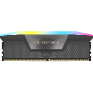 Corsair Vengeance RGB 64GB (4x16GB), DDR5, 5600MHz, CL36, 4x16GB, 1.25V AMD EXPO, Negru