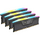 Corsair Vengeance RGB 64GB (4x16GB), DDR5, 5600MHz, CL36, 4x16GB, 1.25V Intel XMP, Negru