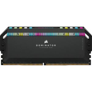 Corsair Dominator Platinum RGB, DDR5, 64GB (2x32GB), DDR5 5200, C40, 1.25V, Intel XMP, Negru