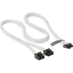 Seasonic Cablu 12VHPWR SS2X8P, 600W, PCIe 5.0, alb