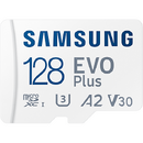 EVO Plus microSD, 128 GB, U3, V30, A2, UHS-I, microSDXC