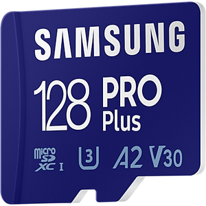 Samsung PRO Plus microSD (2021), 128 GB, U3, V30, A2, UHS-I, microSDXC