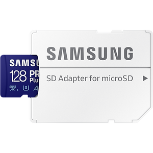 Samsung PRO Plus microSD (2021), 128 GB, U3, V30, A2, UHS-I, microSDXC