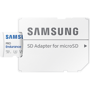 Samsung PRO Endurance microSD, 128 GB, U3, V30, Class 10, UHS-I, microSDXC