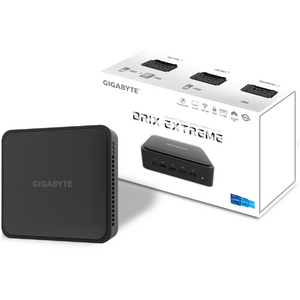 GIGABYTE Brix GB-BEi7-1260, i7-1260P, Wi-Fi, BT, USB 4.0, Slim, Negru, Barebone