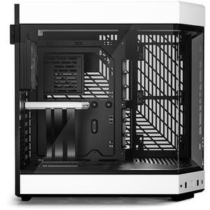 Carcasa HYTE Y60, Premium ATX, 3 elemente sticla securizata, dual-chamber, riser PCIe inclus, Alb