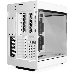 Carcasa HYTE Y60, Premium ATX, 3 elemente sticla securizata, dual-chamber, riser PCIe inclus, Alb total