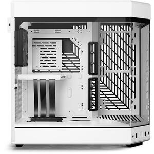 Carcasa HYTE Y60, Premium ATX, 3 elemente sticla securizata, dual-chamber, riser PCIe inclus, Alb total