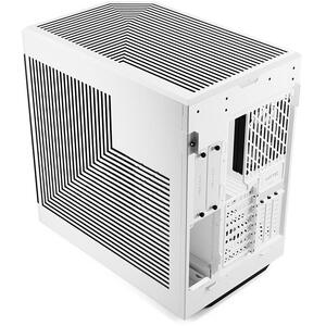 Carcasa HYTE Y60, Premium ATX, 3 elemente sticla securizata, dual-chamber, riser PCIe inclus, Alb total