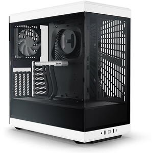 Carcasa HYTE Y40, S-Tier, Sticla Securizata lateral/fata, riser PCIe inclus, Alb