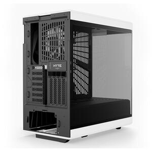 Carcasa HYTE Y40, S-Tier, Sticla Securizata lateral/fata, riser PCIe inclus, Alb