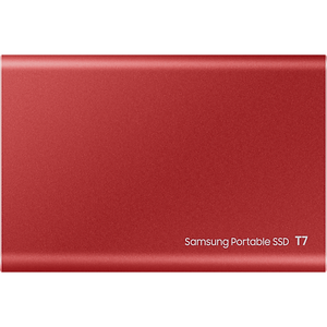 Samsung Portable SSD T7 1TB extern USB 3.2 Gen 2 metallic red