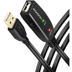 AXAGON Cablu de date ADR-215, USB repeater, 15 m, USB-A male - USB-A female