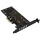 AXAGON Adaptor Intern PCEM2-D, PCI-E 3.0 4x - DUAL M.2 SSD (NVMe + SATA), Voltaj Dual, SSD pana la 110 mm Resigilat/Reparat