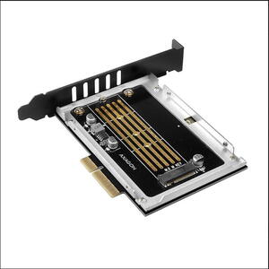 AXAGON Adaptor Intern PCEM2-NC, PCI-E 3.0 4x - M.2 SSD NVMe, Suport SSD pana la 80 mm + Cooler Pasiv Resigilat/Reparat