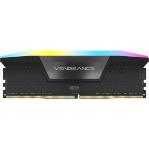 Corsair Memorie DDR5, 96GB, KIT 2x48GB, 5200MT/s, C38, 1.25V, XMP, Negru, RGB, VENGEANCE
