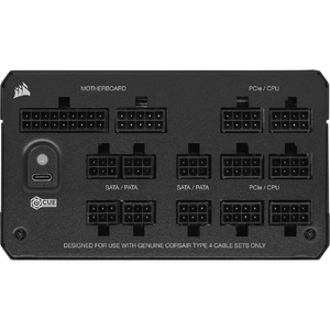 Sursa Corsair HX1000i, 1000 W, 80 Plus Platinum, iCUE, modulara, ATX 3.1, PCIe 5.1, ATX12VHPWR, Negru