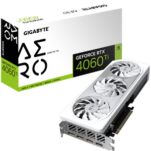 GIGABYTE GeForce RTX 4060 Ti Aero OC, 8 GB GDDR6, 128-bit, Alb