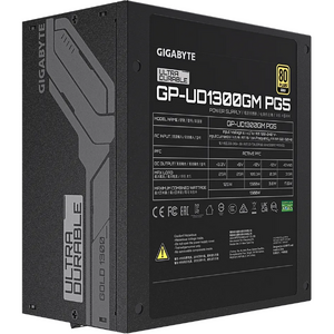 Sursa GIGABYTE UD1300GM PG5, 1300 W, 80 Plus Gold, ATX 3.0, ATX12VHPWR, Full Modulara, Negru