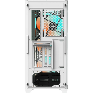 Carcasa GIGABYTE C301 GLASS, E-ATX, ARGB, Alb