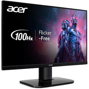 Acer KA220Q H, 21.45 inch, 1920 x 1080, ZeroFrame, VA, 4 ms, 100 Hz, 250 lm, 3000:1, HDMI, VGA, DVI, Negru