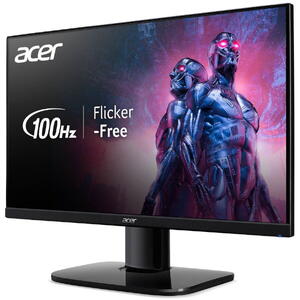 Acer KA220Q H, 21.45 inch, 1920 x 1080, ZeroFrame, VA, 4 ms, 100 Hz, 250 lm, 3000:1, HDMI, VGA, DVI, Negru