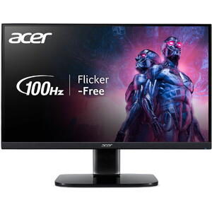 Acer KA220Q H, 21.45 inch, 1920 x 1080, ZeroFrame, VA, 4 ms, 100 Hz, 250 lm, 3000:1, HDMI, VGA, DVI, Negru