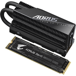 SSD GIGABYTE AORUS Gen5 10000, 1 TB, M.2, PCIe 5.0, radiator inclus, Negru