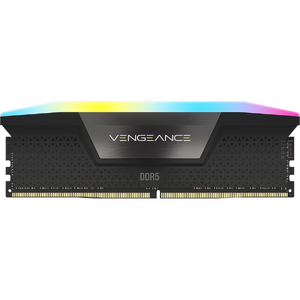 Corsair Vengeance RGB, DDR5, 64GB (2x32GB), DDR5 6000, C30, 1.4V, Intel XMP, Negru