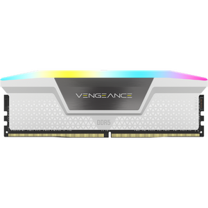 Corsair Vengeance RGB, DDR5, 32GB (2x16GB), DDR5 5600, C36, 1.25V, Intel XMP, Alb