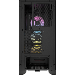 Carcasa Corsair 3000D RGB, Tempered Glass, fara sursa, Negru