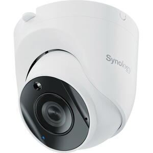 Camera de supraveghere Synology TC500, Ethernet, PoE, AI, 5 MP, 2880x1620, 30 FPS, IP67, IK10, microSD, Alb