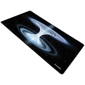 Floston BLACKHOLE, XXL, 1200 x 600 mm, baza cauciucata, suprafata textila, margini cusute, Negru