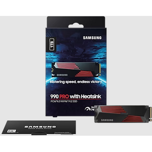 SSD Samsung 990 PRO, 1TB, PCIe 4.0, NVMe, M.2, Heatsink, radiator inclus