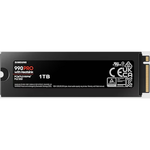 SSD Samsung 990 PRO, 1TB, PCIe 4.0, NVMe, M.2, Heatsink, radiator inclus