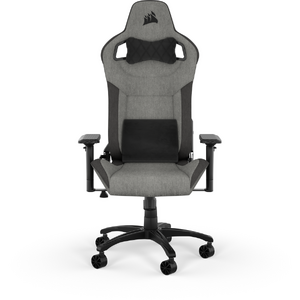 Corsair T3 Rush (2023), Textil, Suport lombar Memory Foam, Tetiera, Gri - Negru