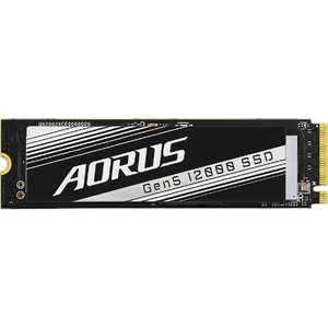 SSD GIGABYTE AORUS Gen5 12000, 1 TB, M.2, PCIe 5.0, NVMe 2.0, radiator, Negru