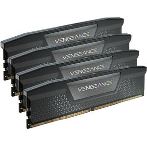 Corsair Vengeance, DDR5, 96GB (4x24GB), 5600 MHz, C40, 1.25V, Intel XMP, Negru