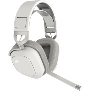 Corsair Casti Gaming, HS80 MAX Wireless, Bluetooth, Dolby Audio 7.1, Alb