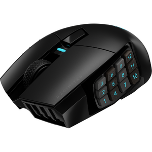 Corsair Scimitar Elite Wireless, RGB, 26000 DPI, Negru