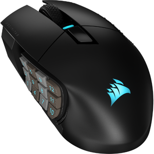 Corsair Scimitar Elite Wireless, RGB, 26000 DPI, Negru