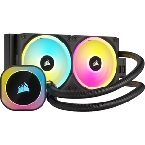 Cooler Corsair iCUE LINK H100i RGB, cooler AIO 240 mm, Negru