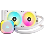 iCUE LINK H100i RGB, cooler AIO 240 mm, Alb