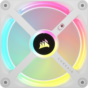 Ventilator Corsair iCUE LINK QX120 RGB, 120mm, PWM, Alb