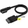 Corsair Cablu iCUE Link 90°, 200mm, kit 2 buc, Negru