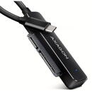 Adaptor ADSA-FP2C, USB 3.2 Gen 1, 2.5" HDD/SSD, USB-C, 5 Gbit/s, 0.2m, Negru